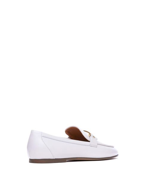 Tod's White Loafers