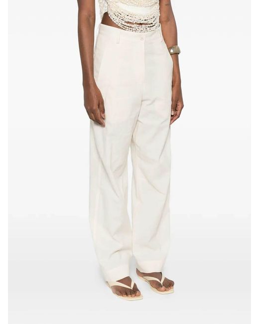 Dries Van Noten White Pincks