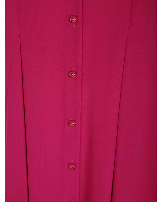 Emporio Armani Pink Sleeveless Guru Neck Long Dress