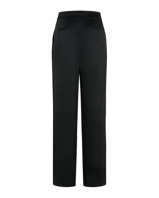 Jonathan Simkhai Black Kyra Acetate Blend Pants