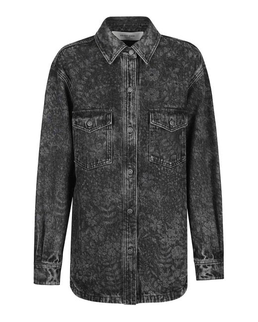 Golden Goose Deluxe Brand Black Denim Shirt