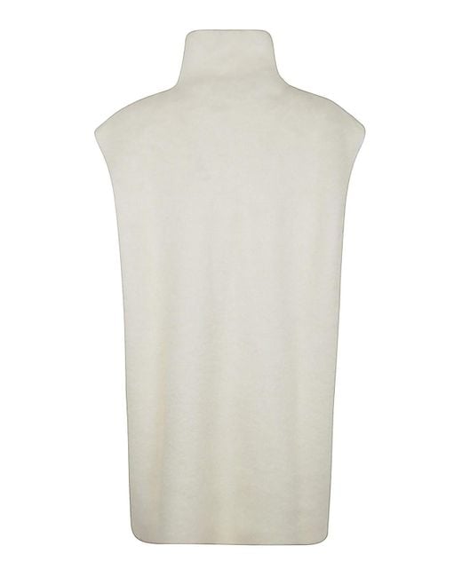 Marni White Brushed Mini Dress