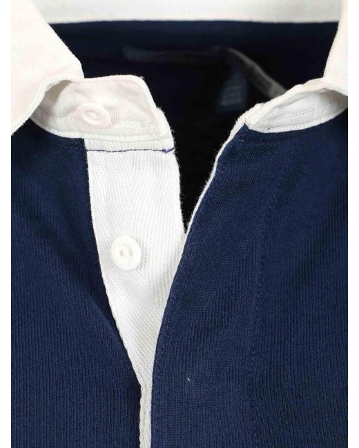 Polo Ralph Lauren Blue Rugby Shirt