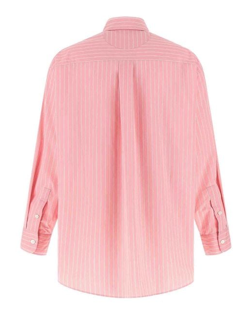 Marni Pink Striped Shirt