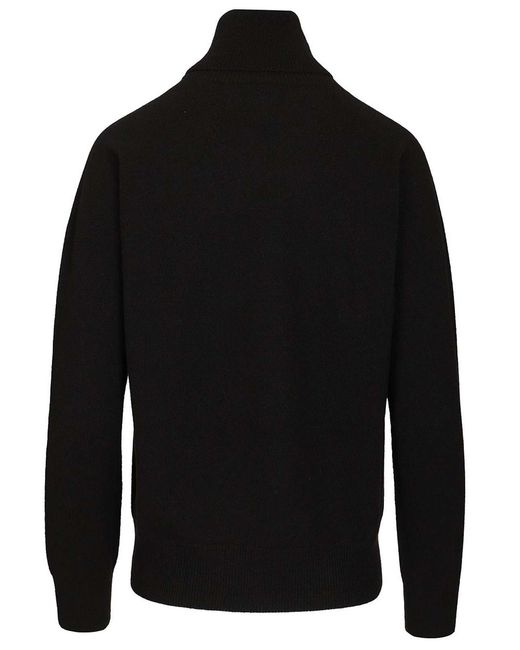 Emporio Armani Black Turtleneck Sweater