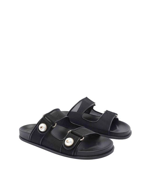 Jimmy Choo Black Fayence Sandals