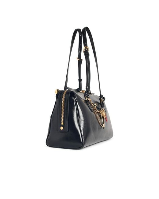 Dolce & Gabbana Black Vittoria Leather Handbag