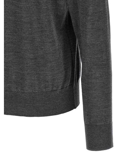 DSquared² Gray D2 Turtleneck Sweater for men