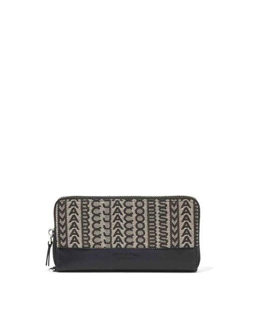 Marc Jacobs Gray The Continental Wristlet