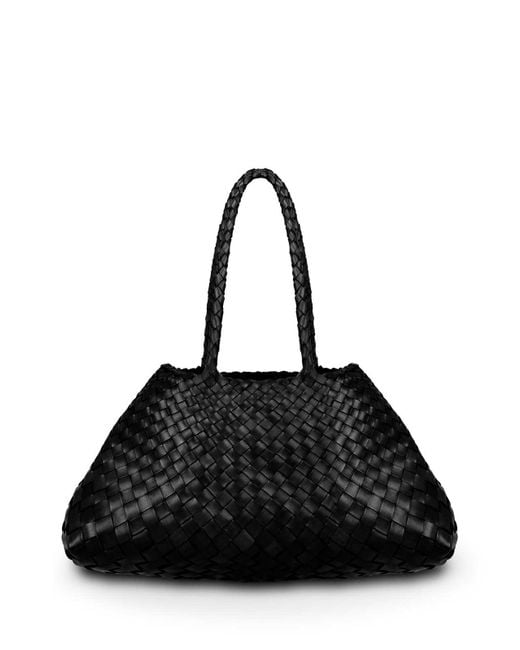 Borsa Tote Santa Croce di Dragon Diffusion in Black