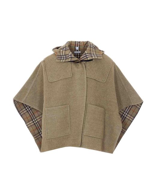 Burberry Natural Glade Duffle Cape