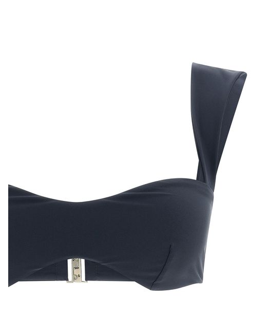 Magda Butrym Blue 01 Bikini Top
