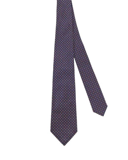 Cravatta di Kiton in Blue da Uomo