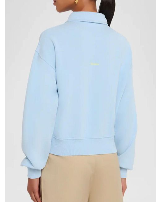 J.W. Anderson Blue Polo Shirt With Logo