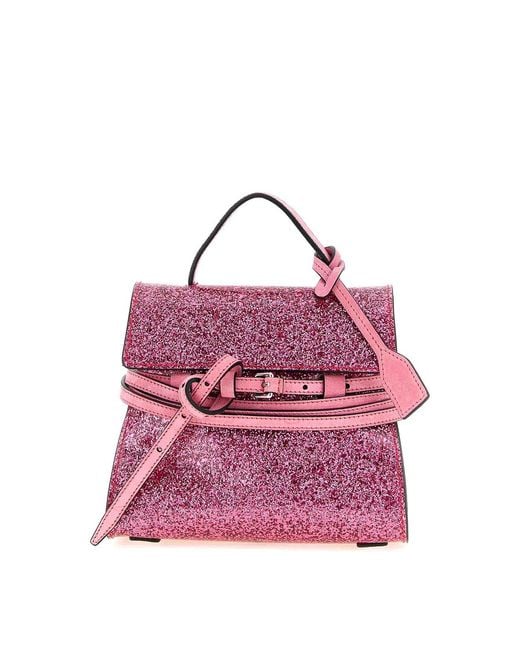 Moschino Pink Tie Me' Small Handbag