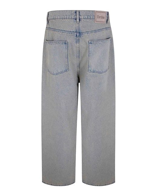 Drole de Monsieur Gray Baggy Dusty Jeans for men