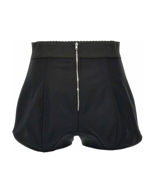 Dolce & Gabbana Black Satin Culottes