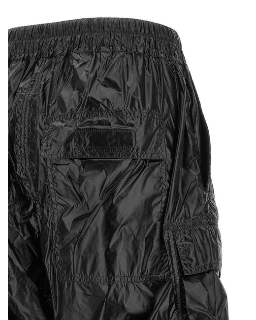 Rick Owens Black 'Double Cargo Jumbo Belas' Pants