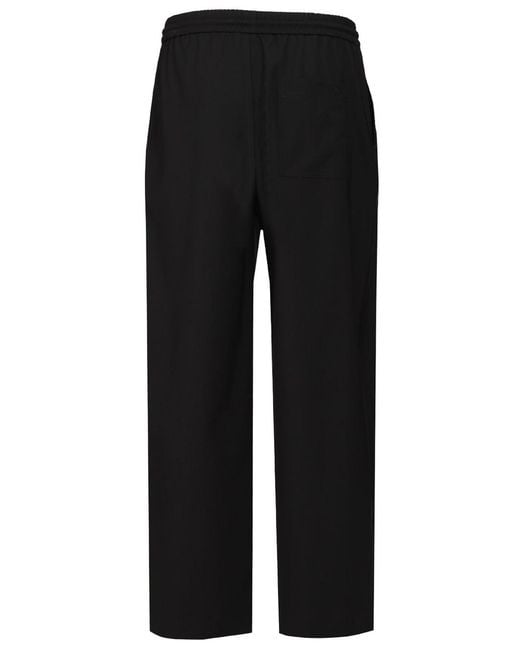 Loewe Black Drawstring Trousers for men