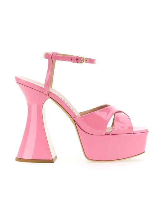 Moschino Pink Platform Sandal
