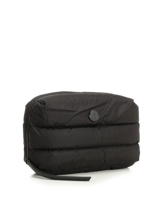 Moncler Black Caradoc Quilted Beauty Case for men
