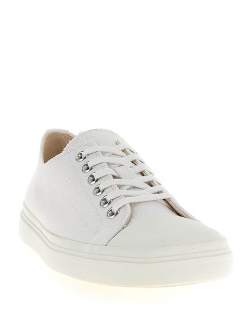 Moschino White Edge Sneakers for men