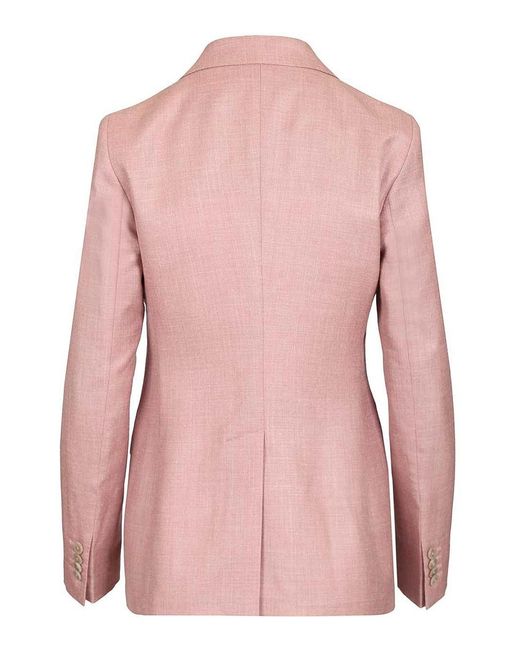 Tagliatore Pink "Parigi" Double-Breasted Jacket