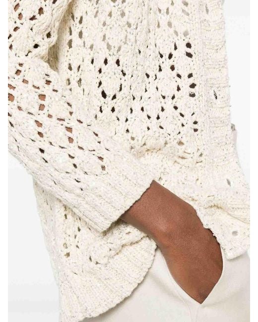 Fabiana Filippi White Sweater