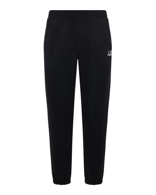 C P Company Black Joggers for men