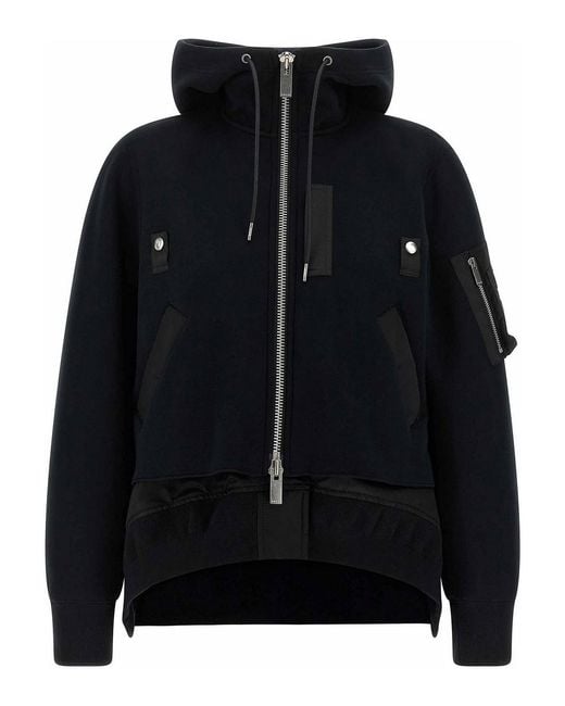 Sacai Black Hoodie