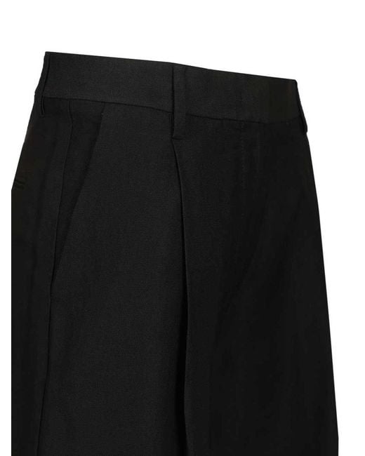 Grifoni Black Trousers With Pleats