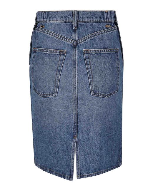 Coperni Blue Denim Skirt
