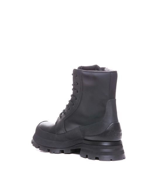 McQueen Blue Boots for men