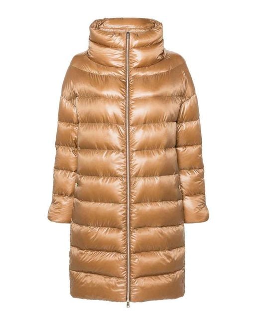 Herno Natural Long-Colored Down Jacket