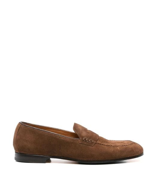 Doucal's Brown Penny Moccasin Nuf+Fdo Tmoro for men