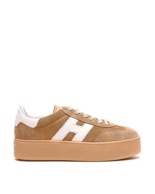 Hogan Brown Cool Sneakers