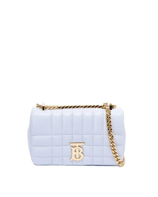 Burberry Blue Mini 'Lola' Clutch Bag