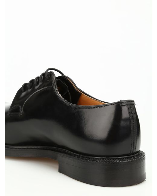 Church's Black Classic Lace-Up Dress Shoes for men