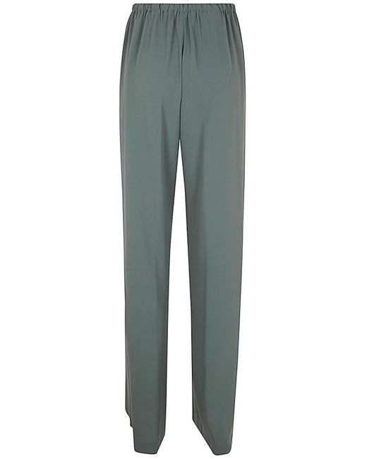Dries Van Noten Green Drawstring Straight-Leg Trousers