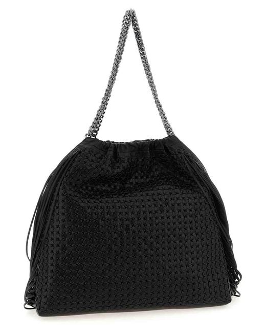 Stella McCartney Black Falabella Medium Shoulder Bag