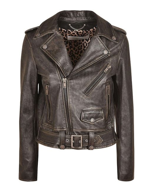 Golden Goose Deluxe Brand Black Leather Jacket