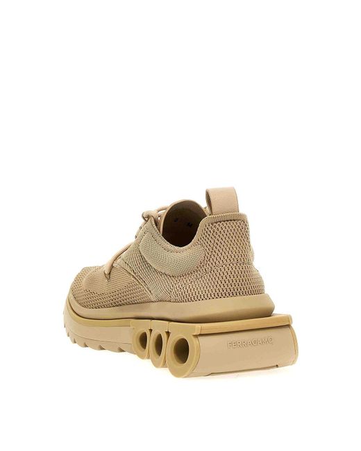Ferragamo Natural Running Sneaker