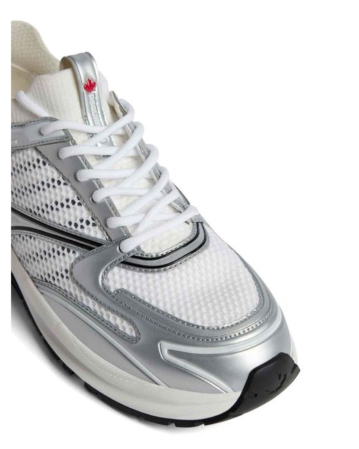 DSquared² White Sneakers for men