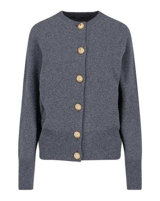 Balmain Blue Cardigan