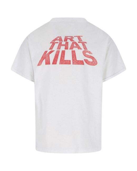 GALLERY DEPT. White Skeleton Beach T-Shirt for men