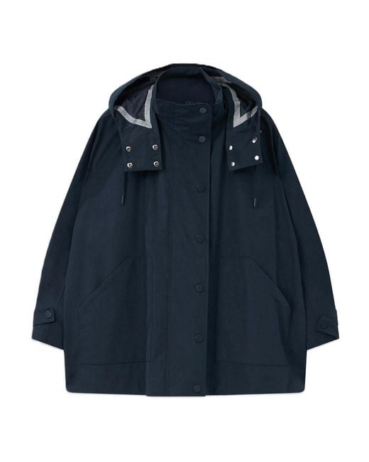 Max Mara Blue Rain Coat