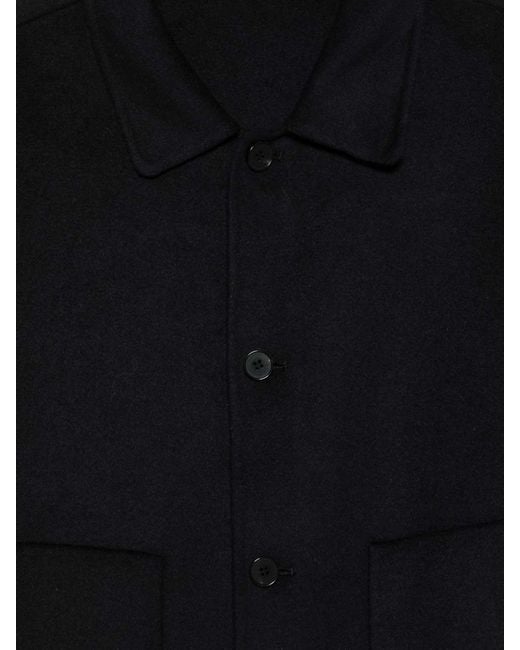 Low Brand Black Double Wool Jacket for men