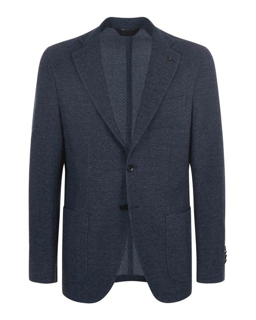 Paoloni Blue Jacket for men