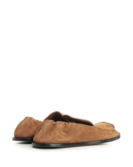 Loewe Brown Flex Moccasins for men