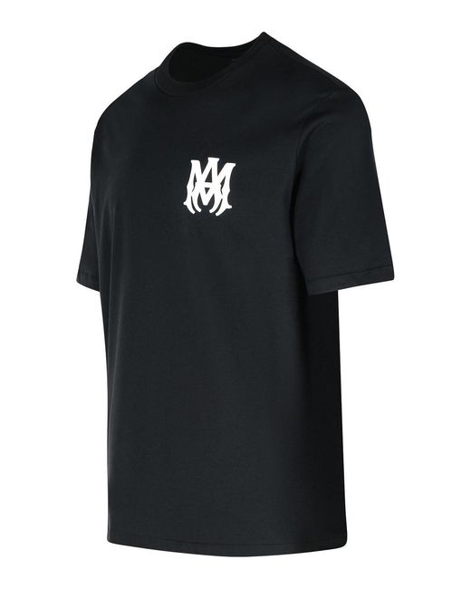 Amiri Black Cotton T-Shirt for men